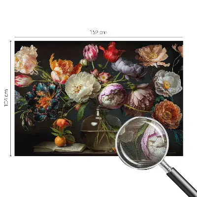Motivtapete nach Maß mit Blumenstrauß-Motiv