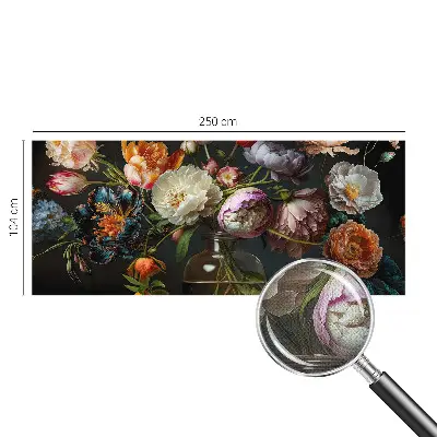 Motivtapete nach Maß mit Blumenstrauß-Motiv