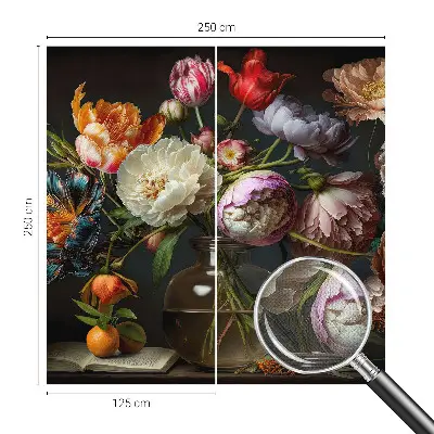 Motivtapete nach Maß mit Blumenstrauß-Motiv