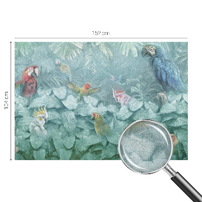 Motivtapete fürs Wohnzimmer Exotische Vögel