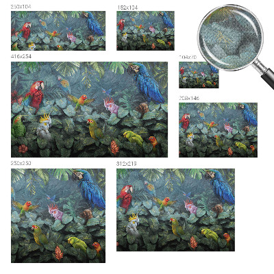 Hochwertige Bildtapete Exotischer Dschungel