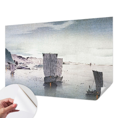 Selbstklebende Fototapete für die Wand mit einer nautischen Szenerie