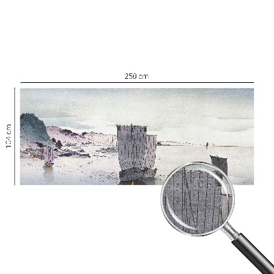 Selbstklebende Fototapete für die Wand mit einer nautischen Szenerie