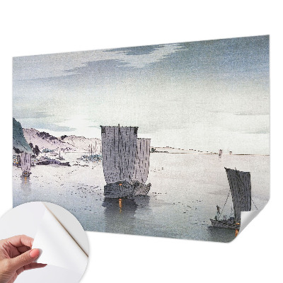 Selbstklebende Fototapete für die Wand mit einer nautischen Szenerie