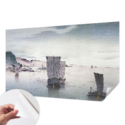 Selbstklebende Fototapete für die Wand mit einer nautischen Szenerie