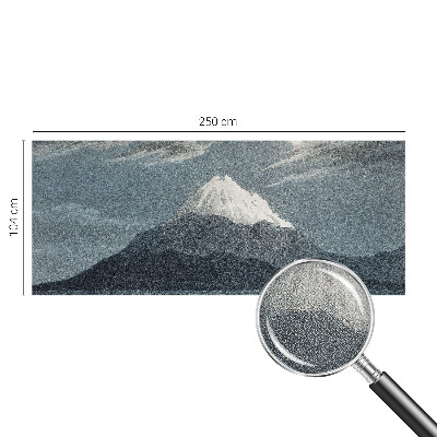 Fototapete in 3D-Optik mit dem Motiv „Mondhelle Nacht“