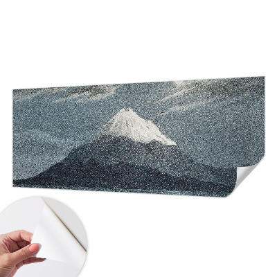 Fototapete in 3D-Optik mit dem Motiv „Mondhelle Nacht“