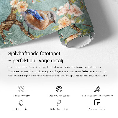 Selbstklebende Fototapete fürs Kinderzimmer Zarte Pfingstrosen