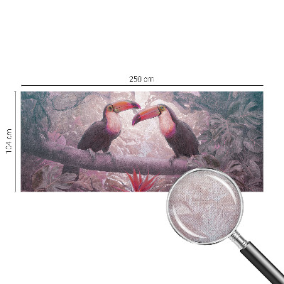 Fototapete in 3D-Optik mit Motiv eines exotischen Paares