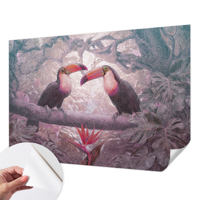 Fototapete in 3D-Optik Exotisches Paar