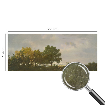 Selbstklebende Fototapete mit einer Waldlandschaft