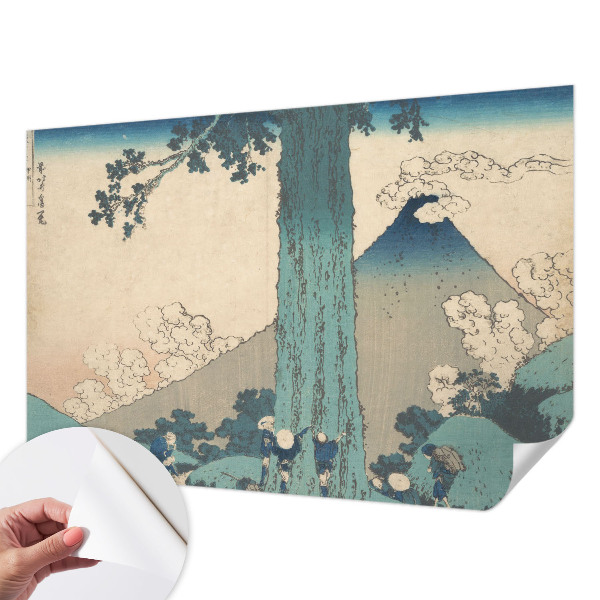 Selbstklebende Fototapete für die Wand mit Bergpanorama