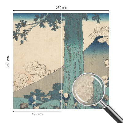 Selbstklebende Fototapete für die Wand Bergpanorama