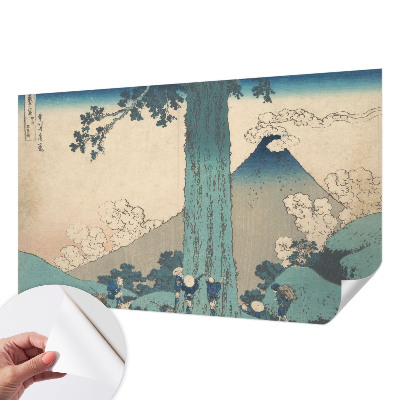 Selbstklebende Fototapete für die Wand mit Bergpanorama