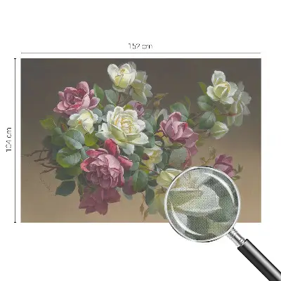 Selbstklebende Fototapete fürs Wohnzimmer mit floralem Motiv