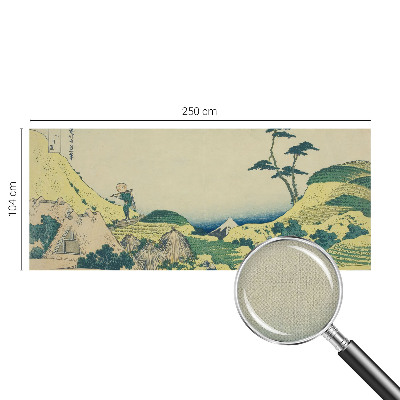 Fototapete in 3D-Optik mit einem Motiv einer ländlichen Landschaft