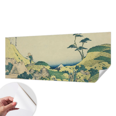 Fototapete in 3D-Optik mit einem Motiv einer ländlichen Landschaft