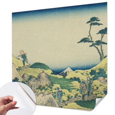 Fototapete in 3D-Optik mit einem Motiv einer ländlichen Landschaft
