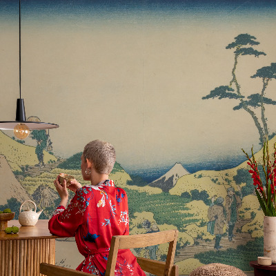 Fototapete in 3D-Optik Ländliche Landschaft