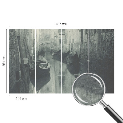 76D-Fototapete fürs Schlafzimmer Alter Kanal