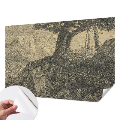 Selbstklebende Fototapete fürs Kinderzimmer Lesecharakter