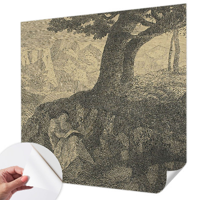 Selbstklebende Fototapete fürs Kinderzimmer Lesecharakter