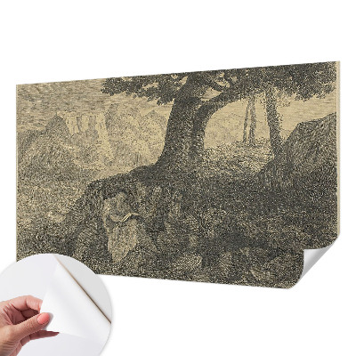 Selbstklebende Fototapete fürs Kinderzimmer Lesecharakter