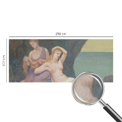 76D-Fototapete fürs Wohnzimmer Küstenszene