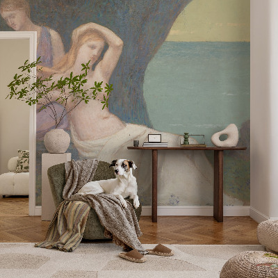 76D-Fototapete fürs Wohnzimmer Küstenszene