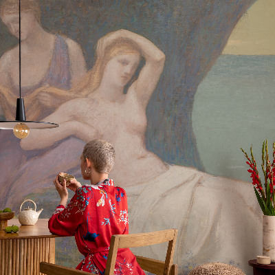 76D-Fototapete fürs Wohnzimmer Küstenszene