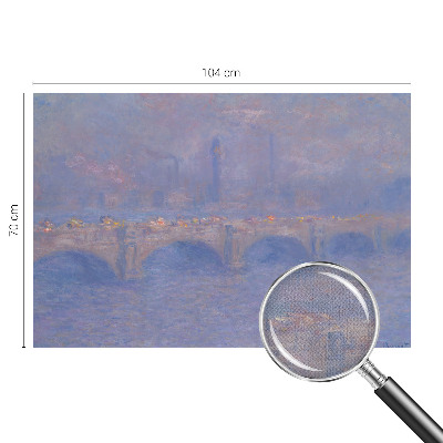 Fototapete nach Maß mit Motiv einer blauen Brücke