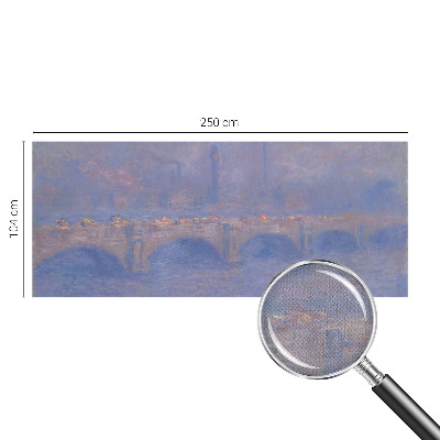 Fototapete nach Maß mit Motiv einer blauen Brücke