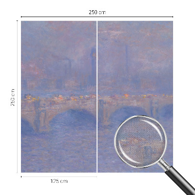Fototapete nach Maß mit Motiv einer blauen Brücke