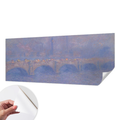 Fototapete nach Maß mit Motiv einer blauen Brücke