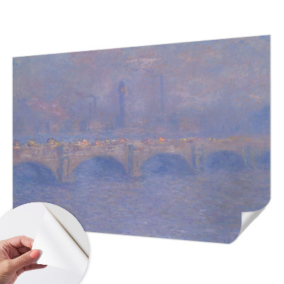 Fototapete nach Maß mit Motiv einer blauen Brücke