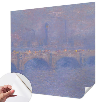 Fototapete nach Maß mit Motiv einer blauen Brücke