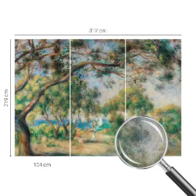 Moderne Fototapete nach Maß mit einer Küstenlandschaft