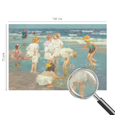 Motivtapete fürs Wohnzimmer Kindheit am Strand