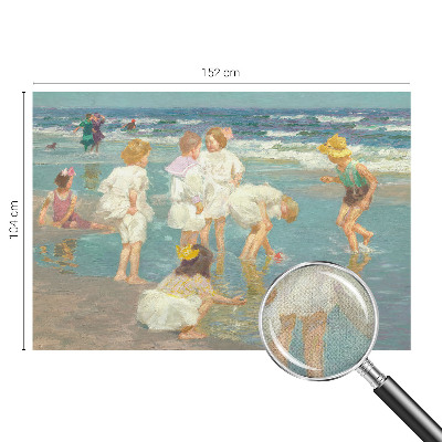 Motivtapete fürs Wohnzimmer Kindheit am Strand