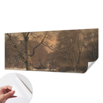 Hochwertige Bildtapete Winterlandschaft