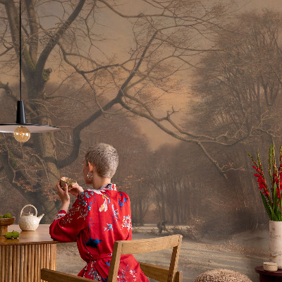 Hochwertige Bildtapete Winterlandschaft