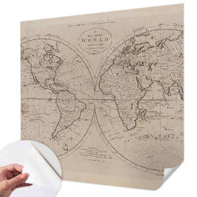 Vintage tapete Alte Karte