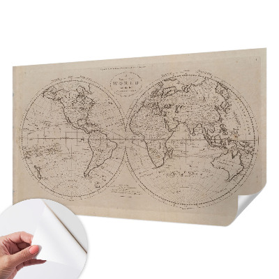 Vintage tapete Alte Karte