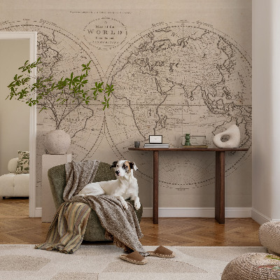 Vintage tapete Alte Karte