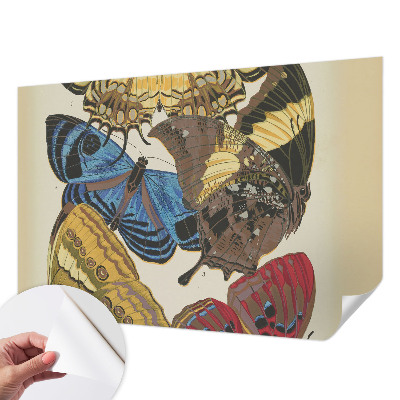 Selbstklebende Fototapete fürs Kinderzimmer Schmetterlinge Inspiration