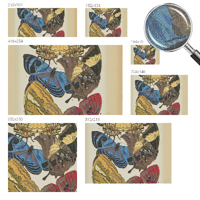 Selbstklebende Fototapete fürs Kinderzimmer Schmetterlinge Inspiration