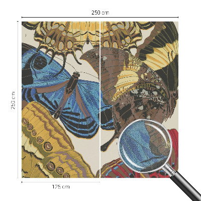 Selbstklebende Fototapete fürs Kinderzimmer Schmetterlinge Inspiration