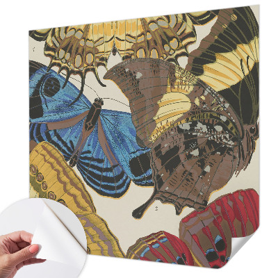 Selbstklebende Fototapete fürs Kinderzimmer Schmetterlinge Inspiration