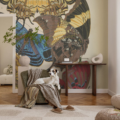 Selbstklebende Fototapete fürs Kinderzimmer Schmetterlinge Inspiration