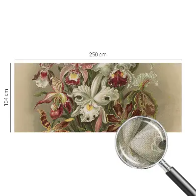 77D-Fototapete mit floralem Eleganzmotiv